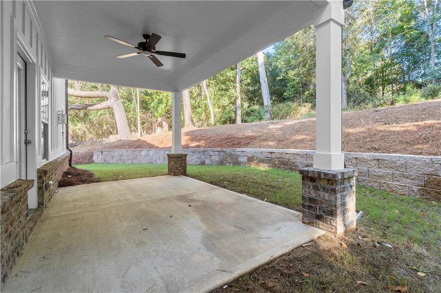 Exterior details and patio area of a home in , Covington (Image 23). Exterior details and patio area of a home in , Covington (Image 23).