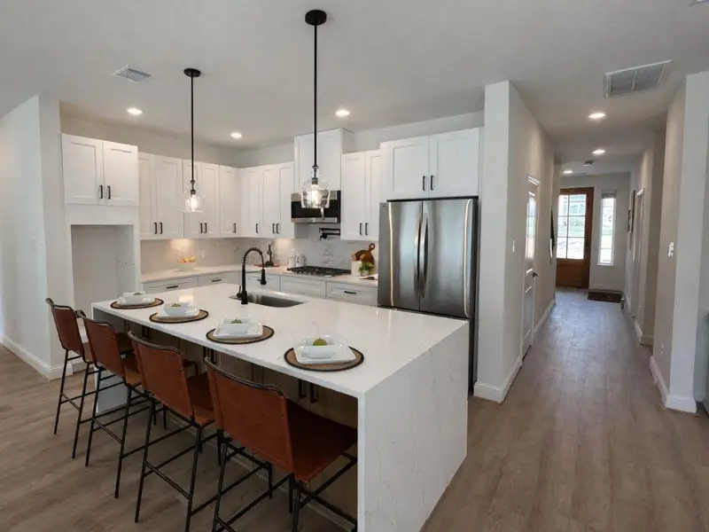 Furnished interior view inside a new home in , Splendora (Image 6).