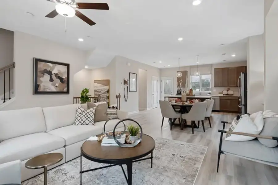 Furnished interior view inside a new home in Dreycott, Lawrenceville (Image 5).