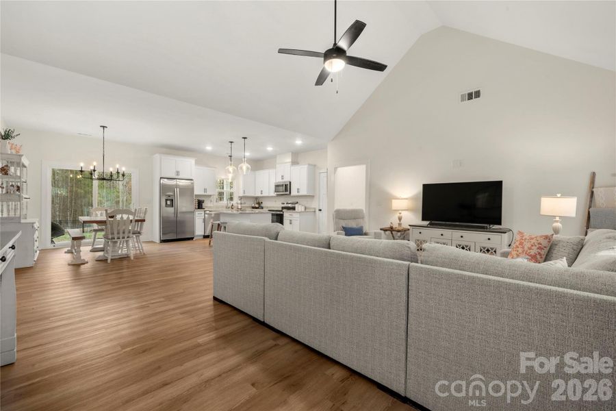 Furnished interior view inside a new home in , Clover (Image 6). Furnished interior view inside a new home in , Clover (Image 6).