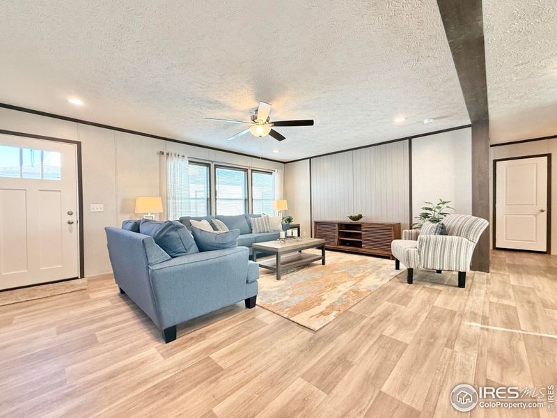 Furnished interior view inside a new home in , Briggsdale (Image 7). Furnished interior view inside a new home in , Briggsdale (Image 7).