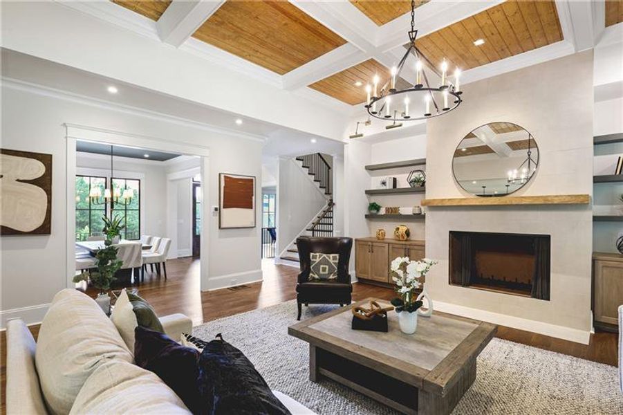 Furnished interior view inside a new home in The Reserve At Governors Towne Club, Acworth (Image 42).