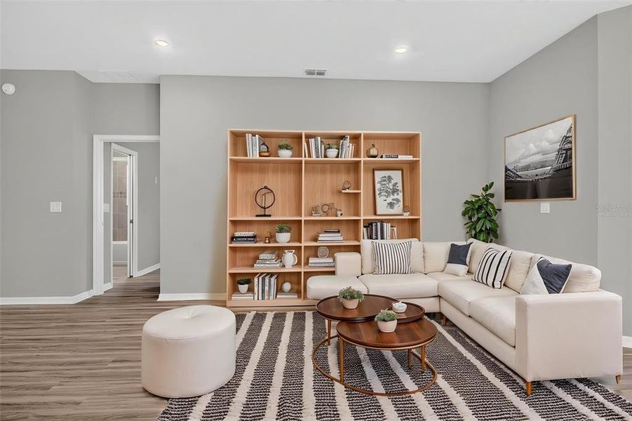 Furnished interior view inside a new home in , Davenport (Image 40).