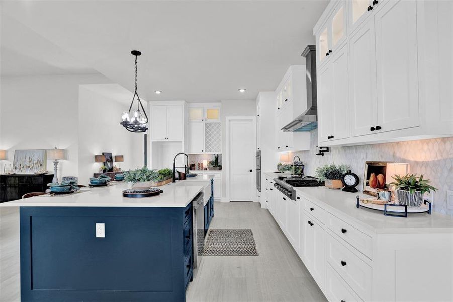 Furnished interior view inside a new home in , Celeste (Image 35).