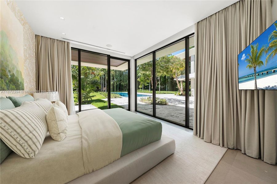 Furnished interior view inside a new home in , Coral Gables (Image 8).