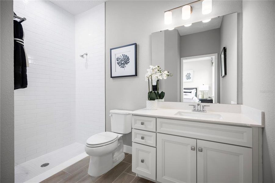 Furnished interior view inside a new home in The Palms at Venetian Bay, New Smyrna Beach (Image 13). Furnished interior view inside a new home in The Palms at Venetian Bay, New Smyrna Beach (Image 13).