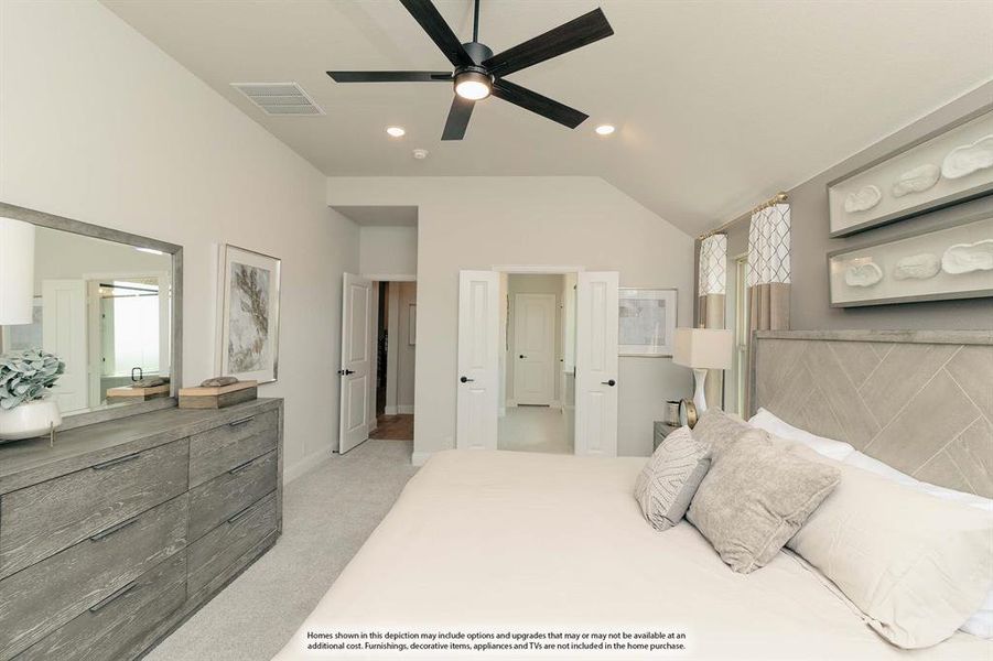 Furnished interior view inside a new home in The Grove, Midlothian (Image 34).