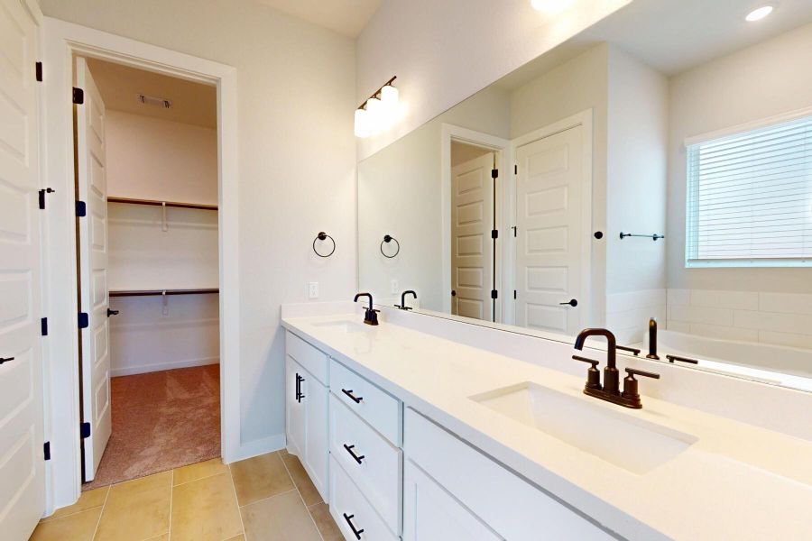 Furnished interior view inside a new home in Cascades at Onion Creek, Austin (Image 10).