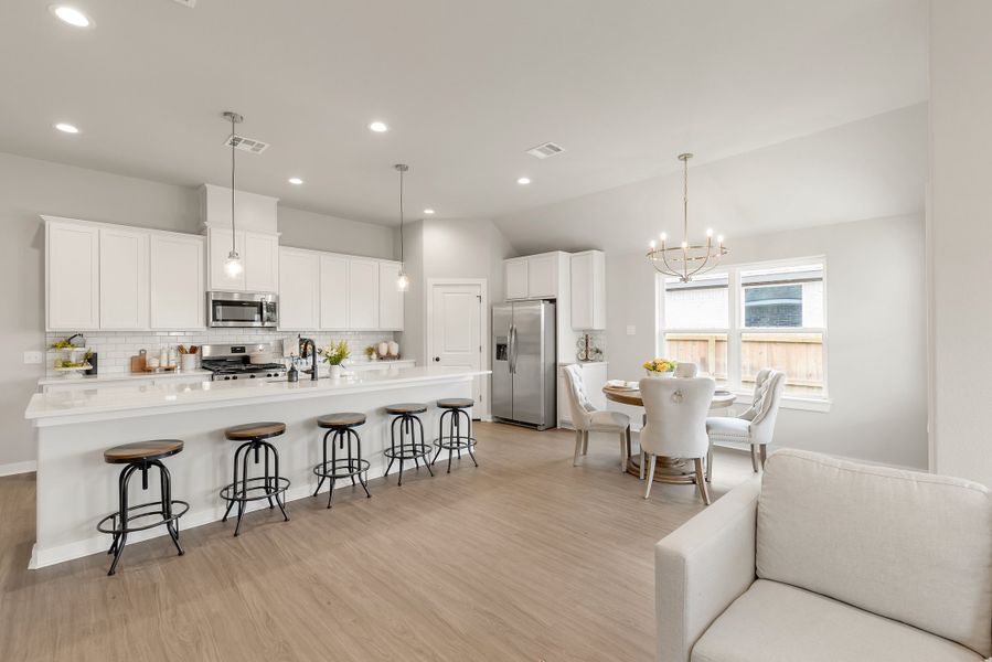 Representative furnished interior of a home built from the The Sage by Avonley Homes in Austin's Colony, Bryan (Image 22).