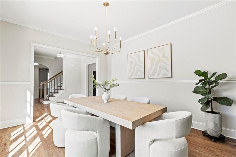 Furnished interior view inside a new home in Whitehall, Smyrna (Image 13).