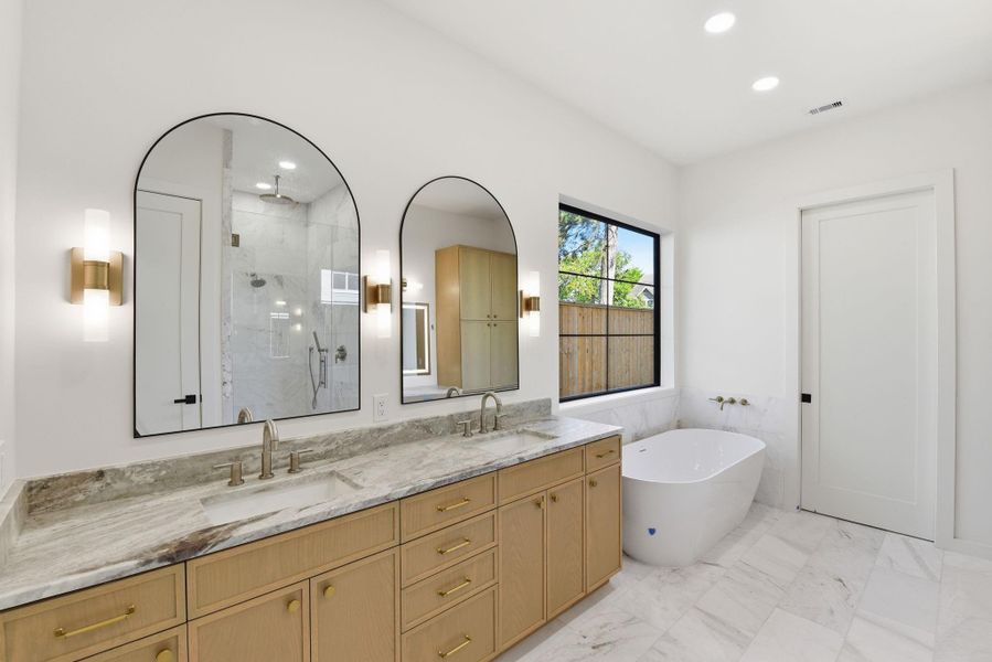 Furnished interior view inside a new home in , Houston (Image 20).