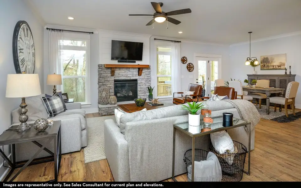 Furnished interior view inside a new home in Dorris Farm, White House (Image 8).
