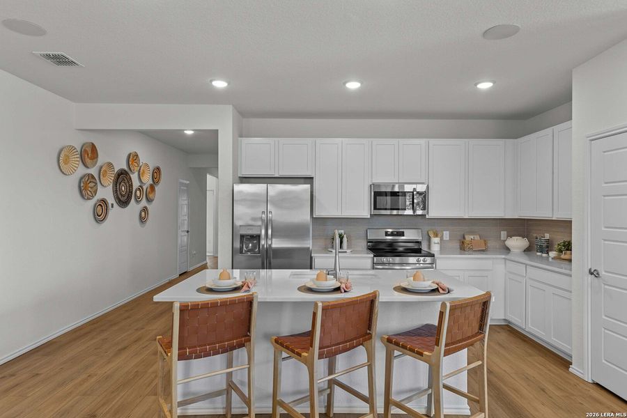Furnished interior view inside a new home in Royal Crest, San Antonio (Image 6).