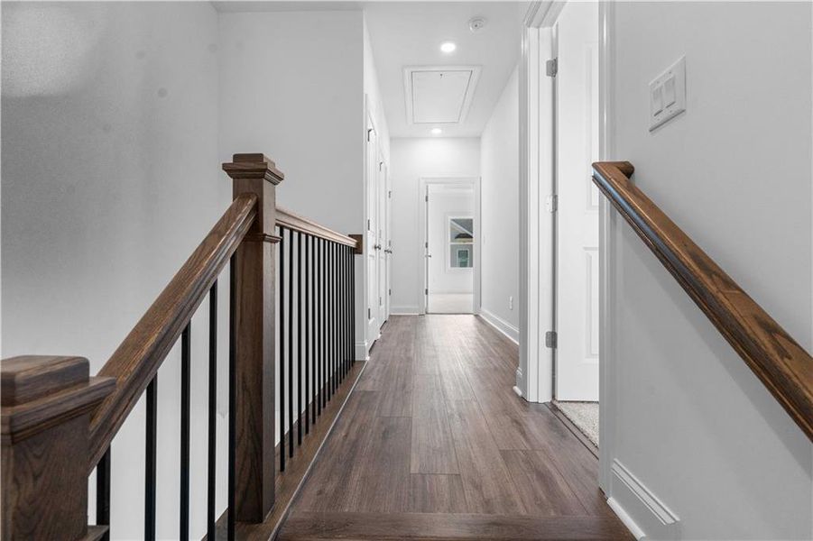 Spacious, unfurnished interior of a new home in Evanshire Townhomes, Duluth (Image 36).