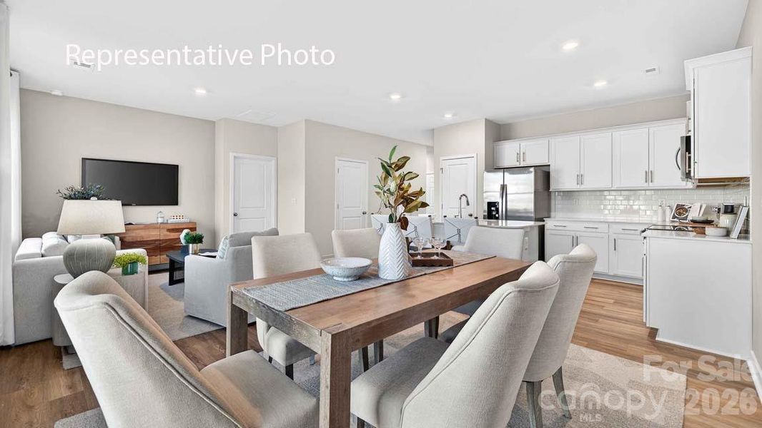 Furnished interior view inside a new home in Stanton, Richburg (Image 4).