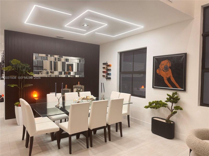 Furnished interior view inside a new home in , Miami (Image 11). Furnished interior view inside a new home in , Miami (Image 11).