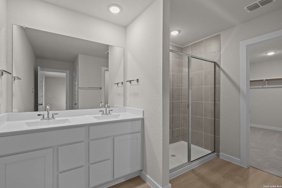 Furnished interior view inside a new home in Millican Grove, San Antonio (Image 9).