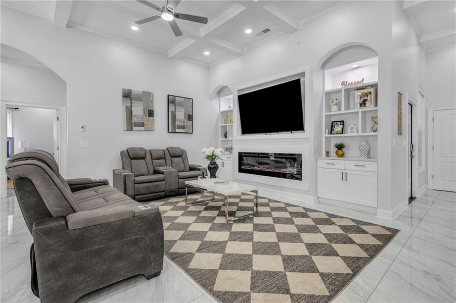 Furnished interior view inside a new home in , Riverdale (Image 29). Furnished interior view inside a new home in , Riverdale (Image 29).