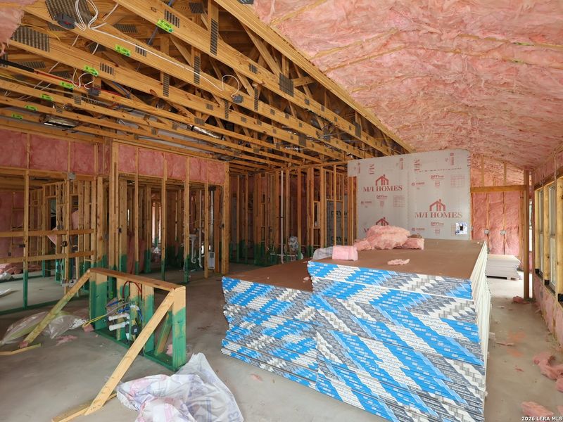 In-progress construction of a new home in Chaparral Ranch, Floresville, TX (Image 26).