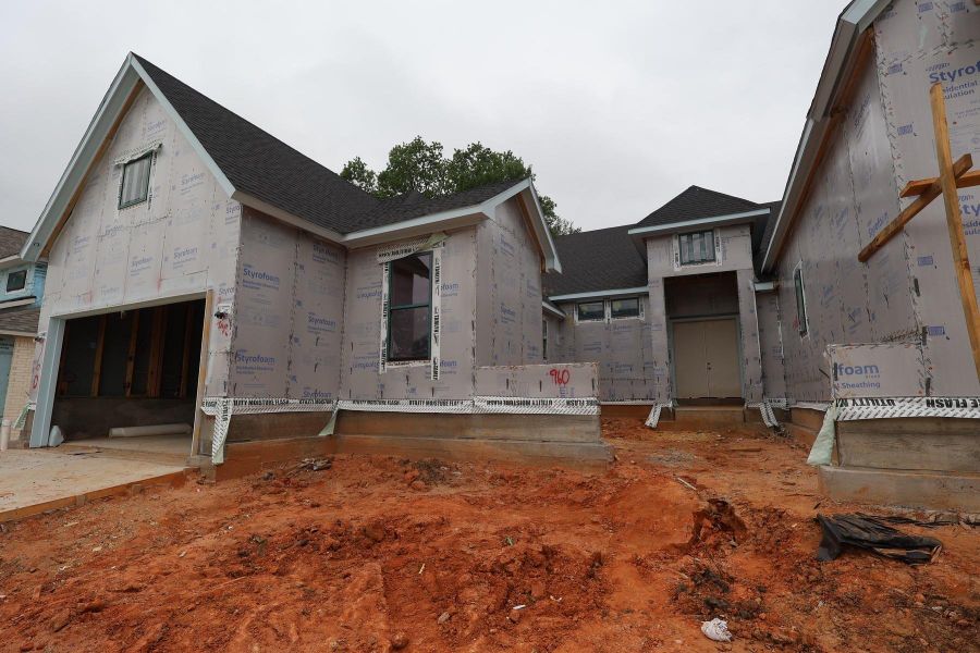 In-progress construction of a new home in Briarley - Regency Collection, Montgomery, TX (Image 21).