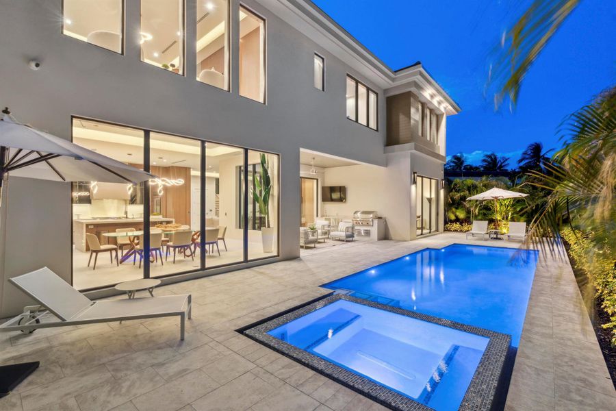 Front exterior of a new home in , Boca Raton, FL, highlighting curb appeal (Image 1). Front exterior of a new home in , Boca Raton, FL, highlighting curb appeal (Image 1).