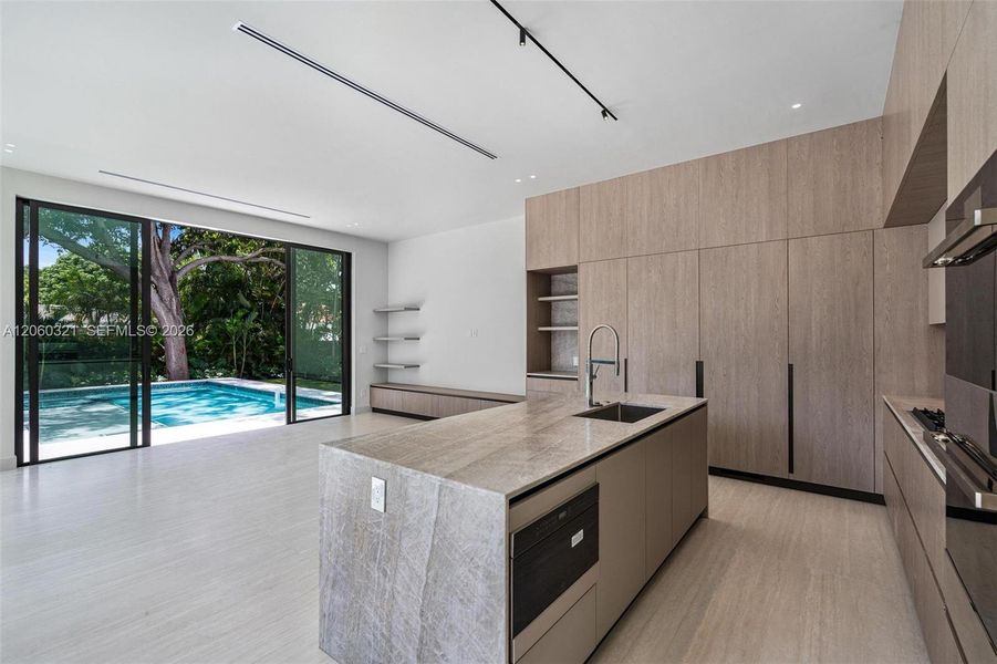 Furnished interior view inside a new home in , Miami Shores (Image 9). Furnished interior view inside a new home in , Miami Shores (Image 9).