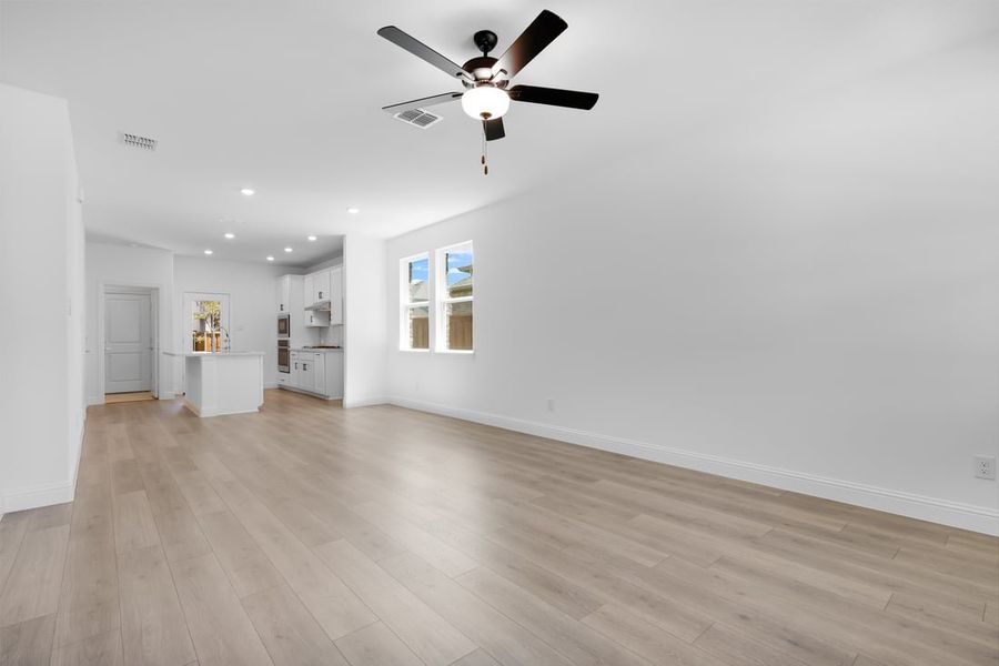 Representative unfurnished interior of a home built from the Eller by Taylor Morrison in Cross Creek Meadows 40s, Celina (Image 9). Representative unfurnished interior of a home built from the Eller by Taylor Morrison in Cross Creek Meadows 40s, Celina (Image 9).