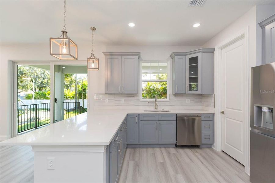 Furnished interior view inside a new home in , Tampa (Image 15). Furnished interior view inside a new home in , Tampa (Image 15).