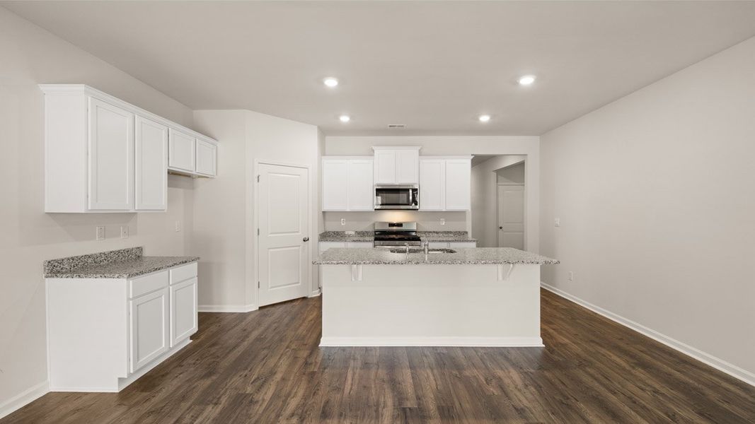 Furnished interior view inside a new home in Highland Hills, Graniteville (Image 6). Furnished interior view inside a new home in Highland Hills, Graniteville (Image 6).