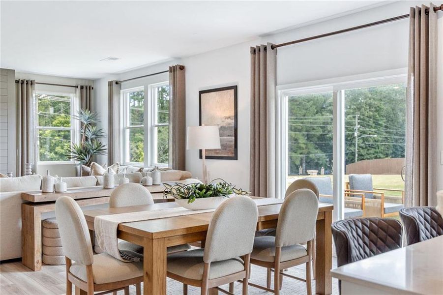 Furnished interior view inside a new home in Oak Grove Glen, Snellville (Image 14).