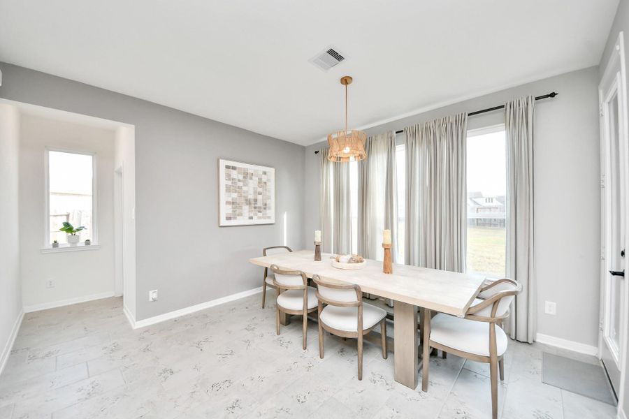Furnished interior view inside a new home in , Cypress (Image 26).