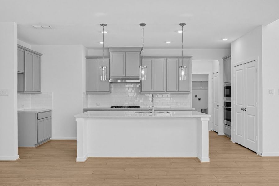 Furnished interior view inside a new home in Avalon at Cypress, Cypress (Image 5).