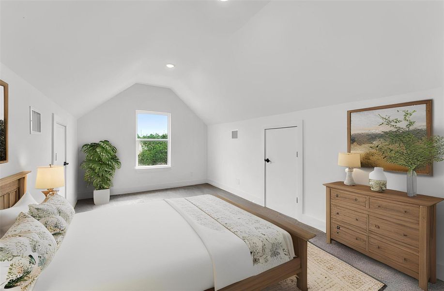 Bonus bedroom staged as guest suite (has full bath)