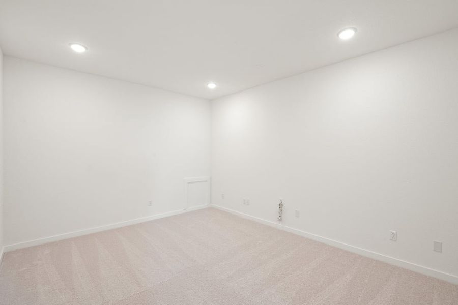 Spacious, unfurnished interior of a new home in Park Collection At Wolf Ranch, Georgetown (Image 37). Spacious, unfurnished interior of a new home in Park Collection At Wolf Ranch, Georgetown (Image 37).