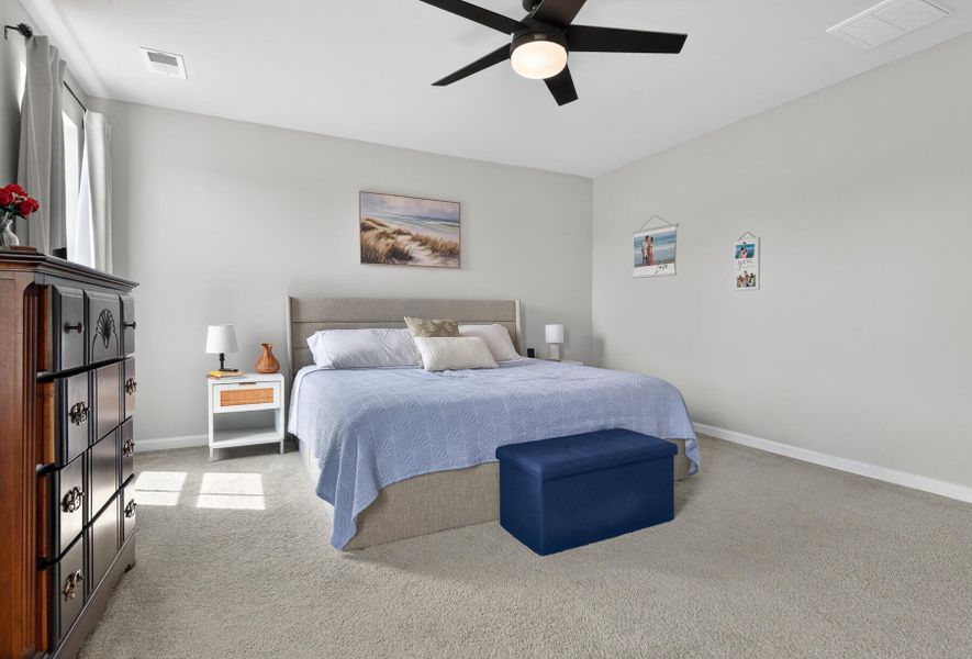 Furnished interior view inside a new home in Lindera Preserve at Cane Bay Plantation, Summerville (Image 46).