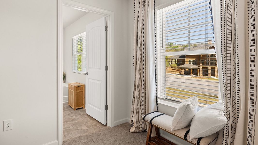Furnished interior view inside a new home in Mountain Park, Dahlonega (Image 28). Furnished interior view inside a new home in Mountain Park, Dahlonega (Image 28).