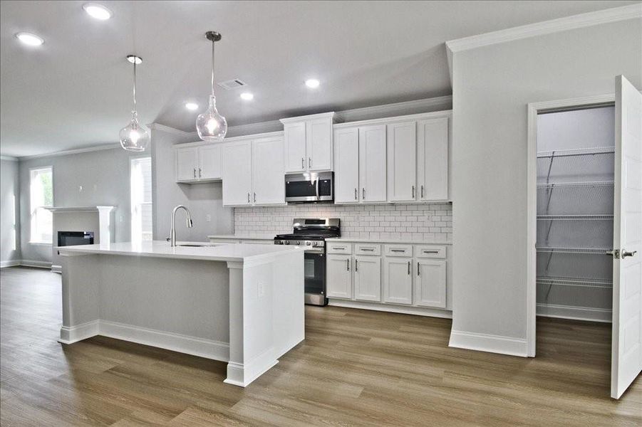 Furnished interior view inside a new home in Cooper's Walk, Loganville (Image 6).