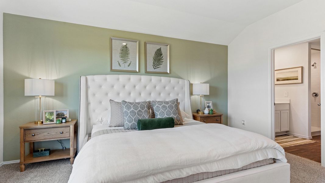 Furnished interior view inside a new home in Watermill, Kyle (Image 22).