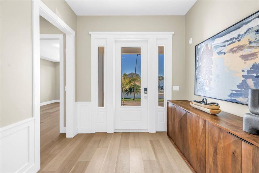 Furnished interior view inside a new home in , St. Petersburg (Image 51).