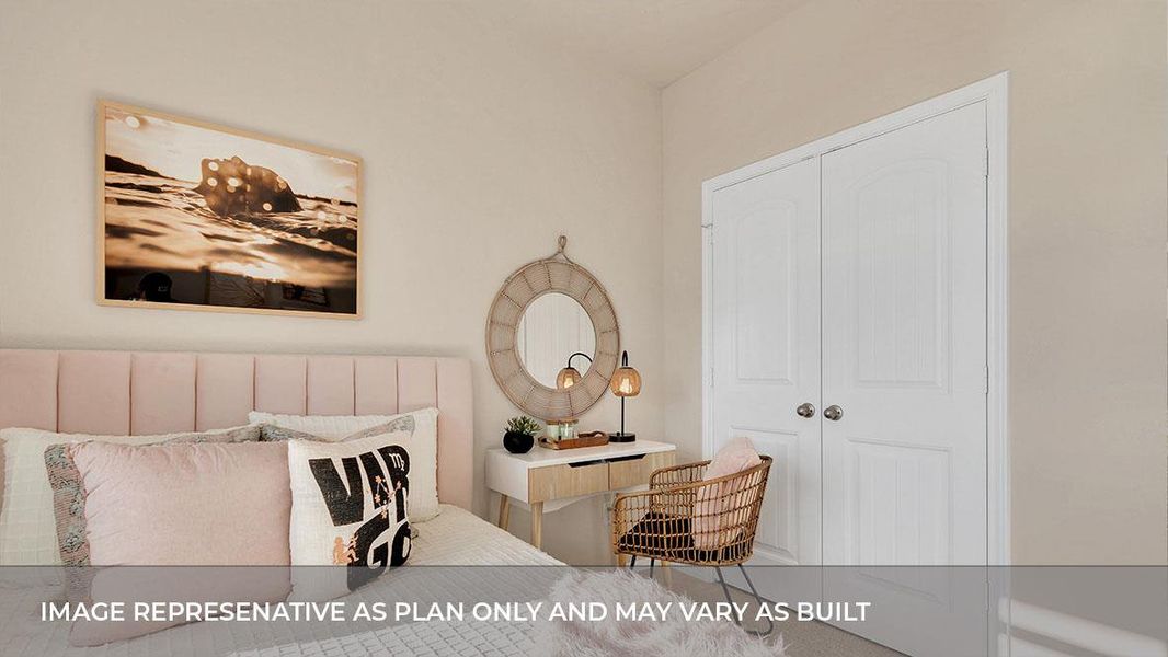 Furnished interior view inside a new home in Prairie Lakes, Buda (Image 17).