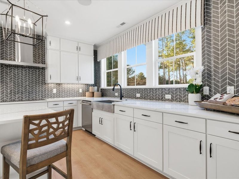Representative furnished interior of a home built from the Regent by Tri Pointe Homes in Ascend, Charlotte (Image 24).
