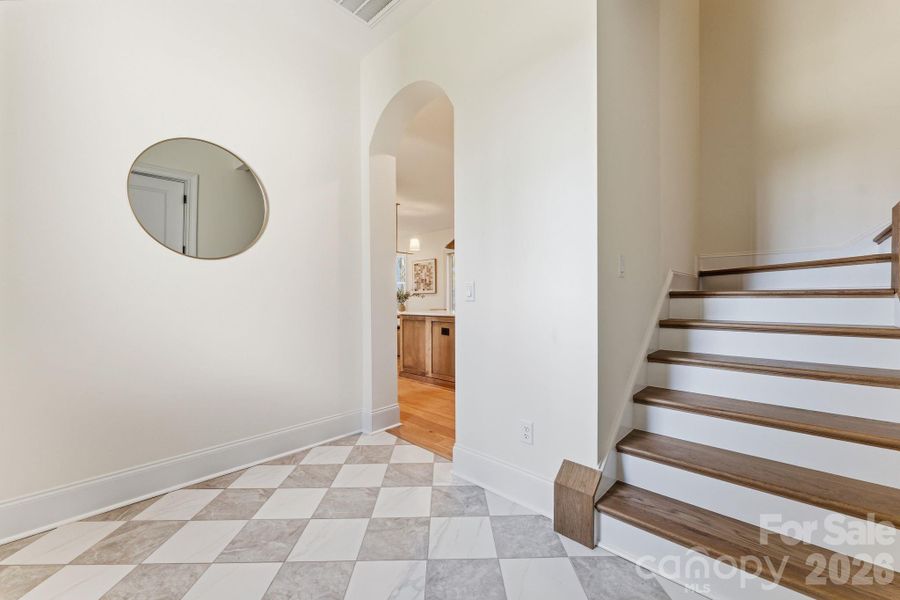 Drop Zone and stairs leading to second upstairs area Drop Zone and stairs leading to second upstairs area