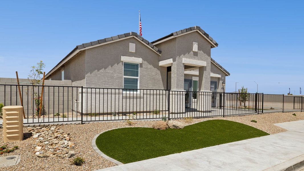 Representative exterior photo of a completed home built from the Laveen by D.R. Horton in Remington, Buckeye, AZ (Image 21).