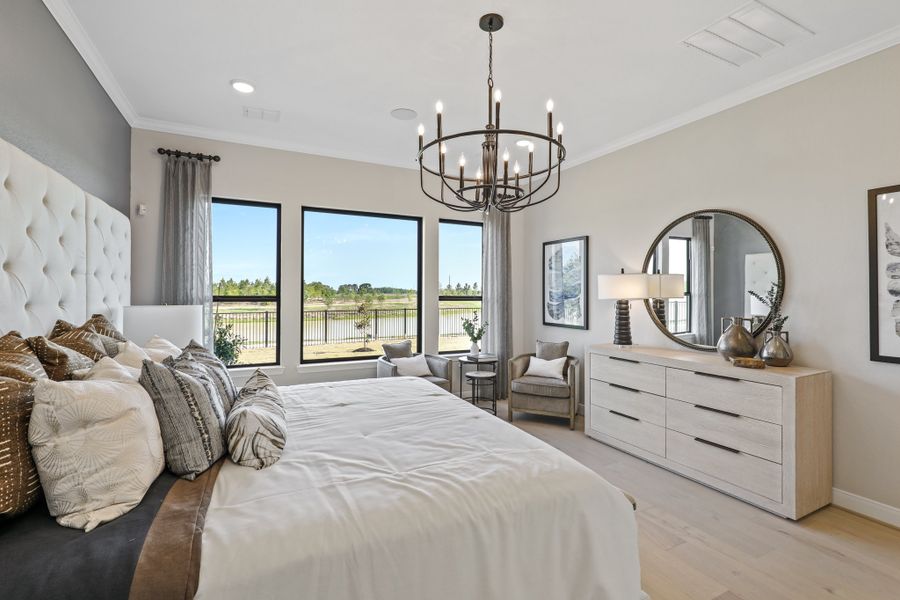 Furnished interior view inside a new home in Bridgeland 45', 50', 70', Cypress (Image 20).
