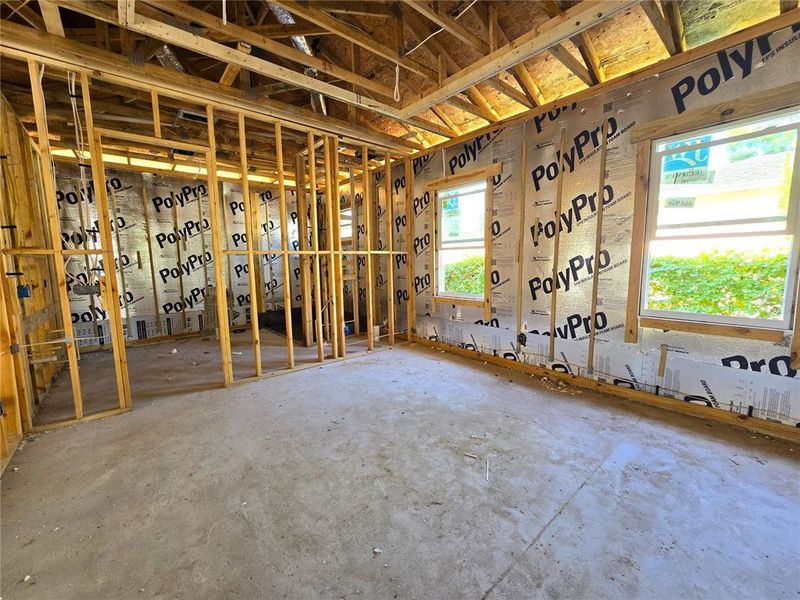 In-progress construction of a new home in , Tampa, FL (Image 50).