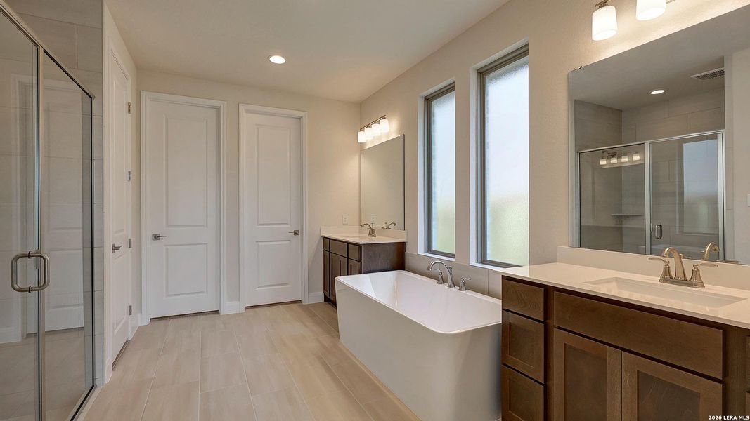 Furnished interior view inside a new home in Kallison Ranch, San Antonio (Image 8). Furnished interior view inside a new home in Kallison Ranch, San Antonio (Image 8).
