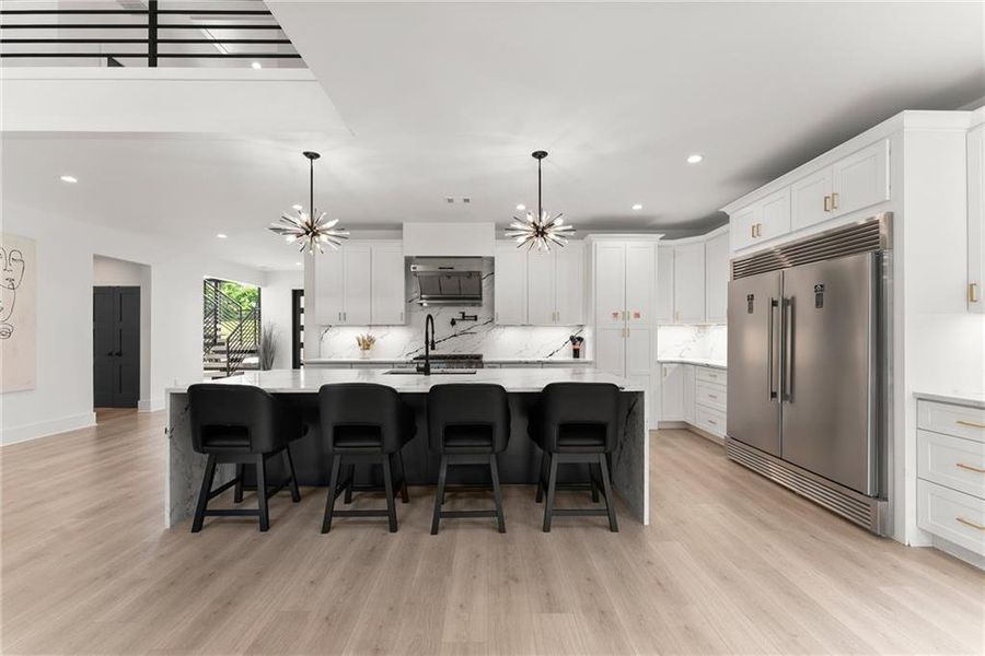 Furnished interior view inside a new home in , Hartwell (Image 15).