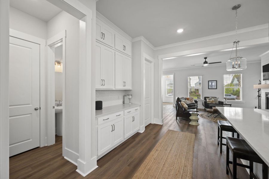 Furnished interior view inside a new home in Midtown at Nexton, Summerville (Image 54).