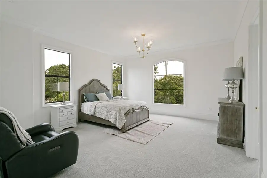 Furnished interior view inside a new home in , Keller (Image 15).
