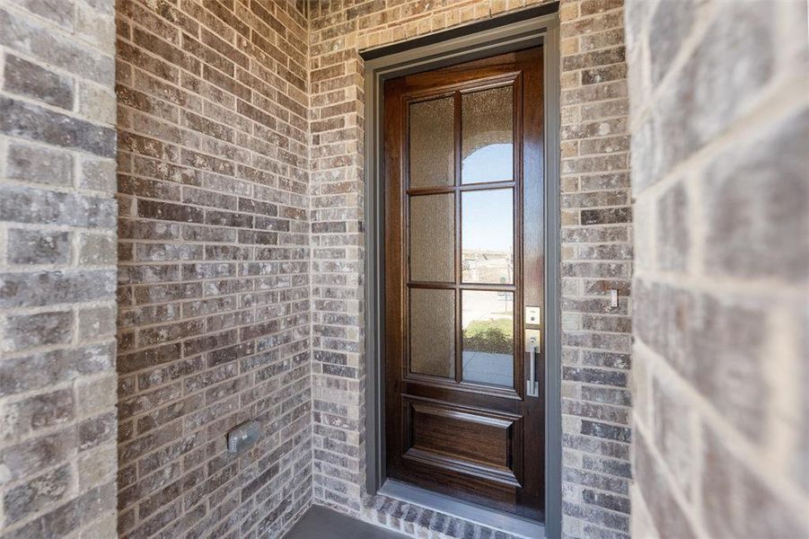 Exterior details and patio area of a home in Morningstar, Aledo (Image 19).